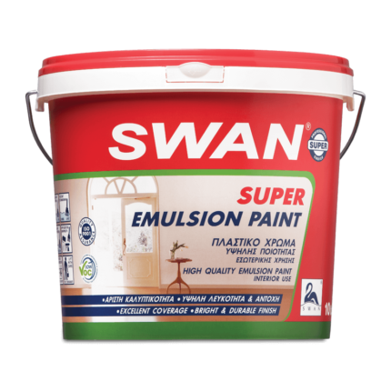 Swan Super Emulsion - Vopsea super lavabila, 10 litri