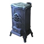 Sobă fonta cu geam termic