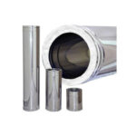 Coș de fum inox / 0,5 m cu izolație