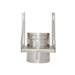 Element coș inox (izolat) cu suport perete