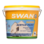 Swan Super Acrilic - Vopsea pentru exterior, 10 litri