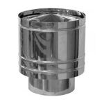 Terminal butoiaș antivânt, inox