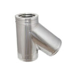 Teu inox 45 grade cu izolație