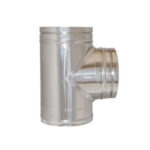 Teu inox 90 grade cu izolație