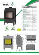 Focar Heatro 55 Negru - imagine 3
