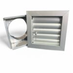 Grila tip jaluzea 14X14 cu caseta incorporabila in perete