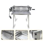 Grătar inox cu rotisor 77x60 - imagine 2