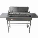 Grătar inox rotativ cu pedală