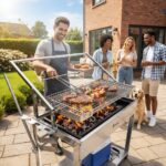 Grătar rotativ din inox - imagine 4