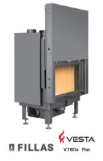 Focar șemineu din oțel Energy V760 Flat VESTA FILLAS - imagine 2