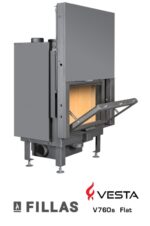 Focar șemineu din oțel Energy V760 Flat VESTA FILLAS - imagine 4