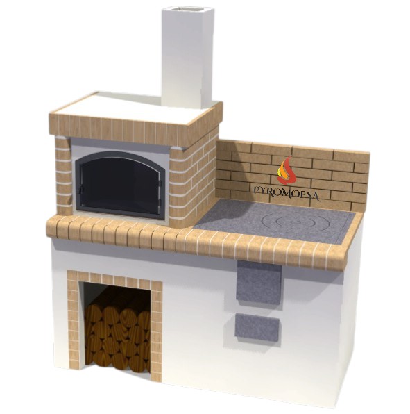 soba cu plita si rula Sobă cu plită și rulă - imagine 1