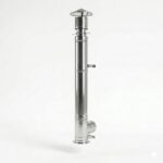 Kit inox cu plecare din perete 5m